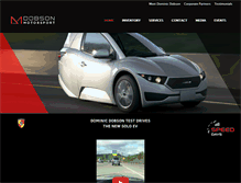 Tablet Screenshot of dobsonmotorsport.com